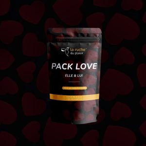 Pack Love “Elle & Lui” : un coffret de miel aphrodisiaque comprenant du miel stimulant pour elle et lui, parfait pour pimenter la vie de couple et booster la libido.