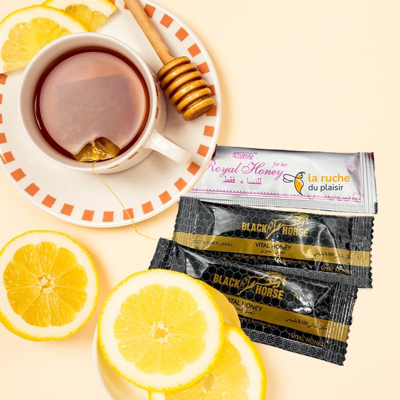 Pack Love Aphrodisiaque - Combinaison de Black Horse pour Hommes et Etumax Femme pour une Expérience Intime Complète